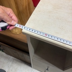 【北欧風ナチュラル収納キャビネット】3,000円（価格交渉OK）の画像