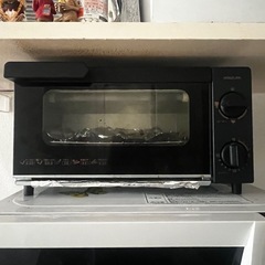8月11日処分　オーブントースターと電子レンジのセットの画像