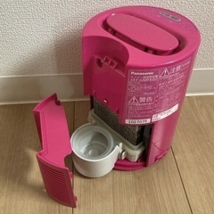 【Panasonic】ナノイー　加湿器　小型　パナソニック　ピンク　　の画像