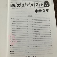 中2 英文学法テキストA・Bセットの画像