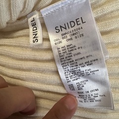 SNIDELワンピースの画像