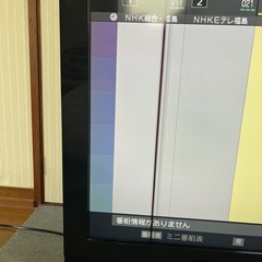 液晶テレビ　REGZA 訳ありの画像