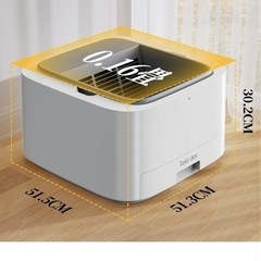 Toki-dot 【電動半自動式】Toki-dot 猫 トイレ ワンボタンで操作 自動定期消臭 お手入れ簡単 掃除簡単 の画像