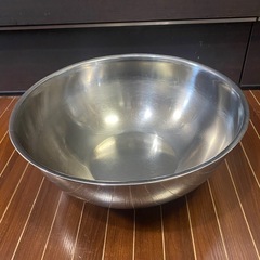 大型ステンレスボウル(中古)の画像