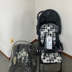 joie ベビーカー とチャイルドシート3点セットの画像