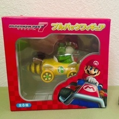 ヨッシーぬいぐるみ、プルバックカー2つ（ヨッシーとマリオ）の画像