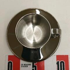 0810-073 エスプレッソｽﾃﾝﾚｽカップ＆ソーサー 2客箱入の画像
