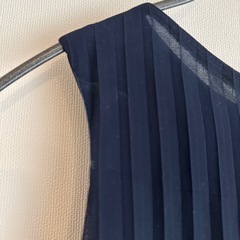 フォーマルワンピース　140cm ネイビーの画像