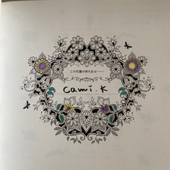 大人の塗り絵　色鉛筆付きの画像