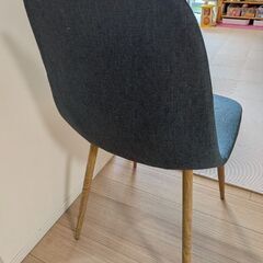 あげます★ダイニングチェア一脚　ブルー　青の画像