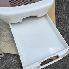 丹波市　ペット　猫　トイレ　本体　フルカバー　スコップ付　の画像
