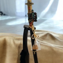 高級五月人形黒塗特大　民泊装飾にの画像