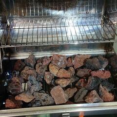 カリフォルニアパティオ 溶岩石BBQグリル  ボンベ式BBQコンロの画像