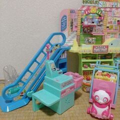リカちゃん　リカペイお買い物パーク&パンダカート　セット☆の画像