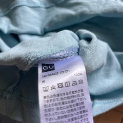GU 160㎝　型開きTシャツの画像