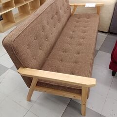 ★リユースのサカイ千葉中央店★期間限定割引有  3人掛けソファー  H72×D63×W156 クリーニング済み TC4176の画像