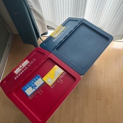 ニトリ　ゴミ箱2個　スタックストレージバスケット
の画像