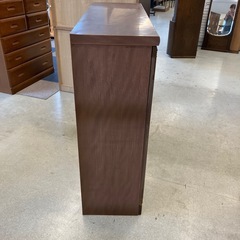 ☆値下げ☆K2508-109 坂本タンス店 下駄箱 シューズラック 昭和レトロ キズ汚れ有りの画像