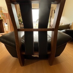 NAGANO INTERIORレザーソファの画像