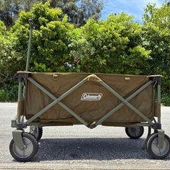 コールマン(Coleman) キャリーカート アウトドアワゴン　ストッパー付 の画像
