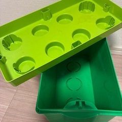 レゴボックス　緑　ケースのみの画像