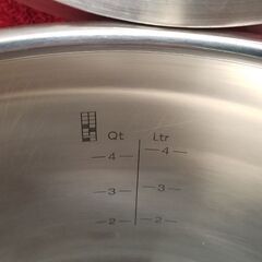 ヘンケルス　 ステンレス製 　24cm　両手鍋　 満水約6L　 中古品の画像