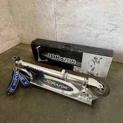 【JDRAZOR】 折り畳み式ローラーボード MS-130A キックボード キックスクーター ブルー 子供用 ジェイディ A0142の画像