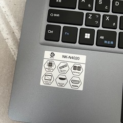 ノートパソコン　使用回数少ないの画像