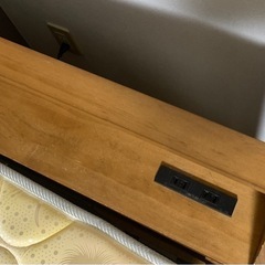 シングルベッド　マットレス付の画像