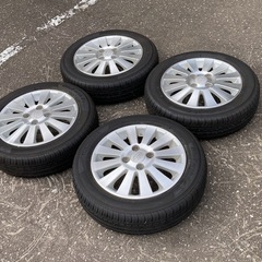 溝たっぷりエンケイ製スバル純正メッキホイールの画像