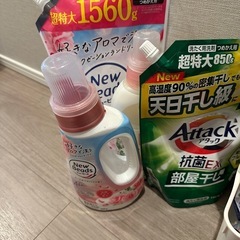 洗濯用洗剤、トイレ洗剤などの画像