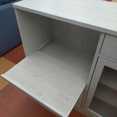 ★限定SALE20%OFF★《尼崎市/リサイクルショップドリーム次屋店》キッチンカウンター ホワイト 中古品 ☆尼崎市若王寺☆の画像