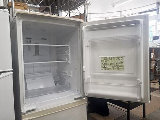 札幌【2ドア 冷蔵庫 2016年製 シャープ 137L】SJ-D14B-W どっちもドア