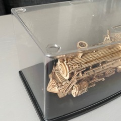 【完成品】ウッドパズル　貨物蒸気機関車の画像
