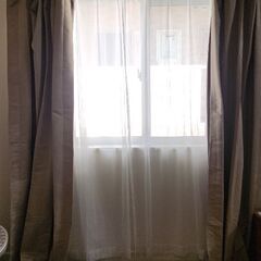 ￥1700スエードカーテン遮光 2m ４枚セット）海外購入の画像