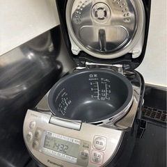 Panasonic 炊飯器 STEAM-IH 五合焚き　ご飯 自炊 一人暮らし　の画像