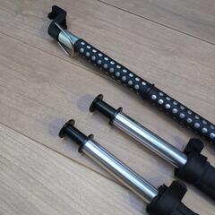 伸縮式インテリアバー＋前後取り付けパーツの画像