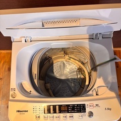 【配達可】ハイセンス 洗濯機 HW-K55E 2024年製の画像