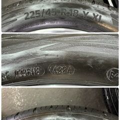 美品！BMW 3シリーズ（G20,G21）後期Mスポ純正 ダブルスポーク848Mの画像