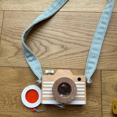 木製のおもちゃセットの画像