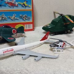 飛行機＆ヘリコプターおまとめ6台セットの画像