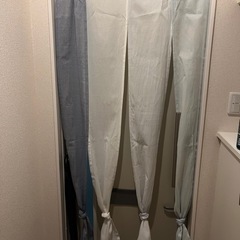 ベルメゾン　4連のれん　4つ割れ ドア 目隠し 間仕切りの画像