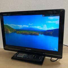 【歳末セール実施中】２０１２年製　シャープ SHARP 19V型 地上・BS・110度デジタル ハイビジョンLED液晶テレビ  LED AQUOS LC-19K7の画像
