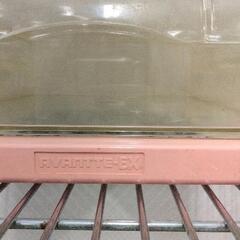 0810-036 【無料】 カラーレターケース4段 ピンクの画像