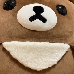 【中古】特大まんまるもーちもちぬいぐるみ（チャイロイコグマ）の画像