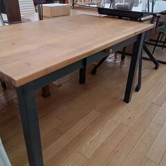 ★リユースのサカイつくば店★TK6135  ダイニングテーブル ブラウン H73×D70×W120 クリーニング済みの画像