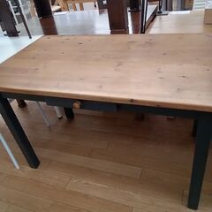 ★リユースのサカイつくば店★TK6135  ダイニングテーブル ブラウン H73×D70×W120 クリーニング済みの画像
