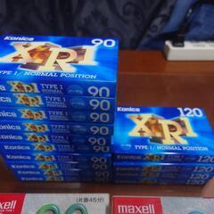 大量未使用カセットテープの画像