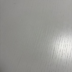 ニトリ　ダイニングテーブル　木製白色の画像