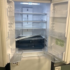 6ドア冷蔵庫　SHARP SJ-MF46J-W 2021年製の画像